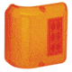 Bargman Wrap Around Clearance Light #86 - Replacement Lens Only, Amber, 34-86-712
