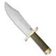 Bark River Bark River V-44 Bowie Fixed Blade Knife Green Canvas Micarta 9" Satin, Green, A2, adult, BHQ-78789
