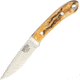 Bark River Blackwater Elmax Antique Stag Fixed Blade Knife, 3in, Standard Edge, Satin, Antique Stag Bone Handle BA07045BAS