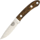 Bark River Blackwater Elmax Bocote Fixed Blade Knife, 3in, Standard Edge, Satin, Brown, Bocote Wood Handle BA07045WB