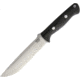 Bark River Bravo 1.5 Black Canvas Fixed Blade Knife, 6in, CPM-3V Steel, Black, Canvas Micarta Handle BA07123MBC