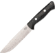 Bark River Bravo 1.5 Field Knife Black Fixed Blade Knife, 5.75in, A2 Tool Steel, Standard Edge, Satin, Black, Canvas Micarta Handle BA07114MBC