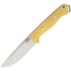 Bark River Bravo 1 Field Ivory Micarta Fixed Blade Knife, 9.5in, 4.25in, CPM S35VN Steel, Standard Edge, Satin, Antique Ivory, Micarta Handle BA07132MAI