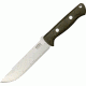 Bark River Bravo 15 Fixed Blade Knife, Steel Blade, Green Canvas Micarta Handle BA113MGC