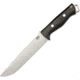 Bark River Bravo II 3V Black Canvas Fixed Blade Knife, 7in, CPM-3V Steel, Standard Edge, Brushed, Black, Canvas Micarta Handle BA07221MBC