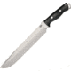 Bark River Bravo III Black Canvas Micarta Fixed Blade Knife, 11.5in, CPM-3V Steel, Brushed, Black, Canvas Micarta Handle BA07321MBC