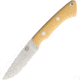 Bark River Featherweight Fox River CPM3V Fixed Blade Knife, 3.25in, CPM-3V Carbon Steel, Drop Point, Satin, Antique Ivory, Micarta Handle BA01022MAI