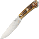 Bark River Fox River II Antique Stag Bone Fixed Blade Knife, 5in, A2 Tool Steel, Antique Stag Bone Handle BA01214BAS