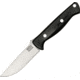 Bark River Gunny Fixed Blade Knife, 3.75in, CPM-S35VN Steel, Black, Canvas Micarta Handle BA013MBC
