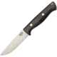 Bark River Gunny Hunter Black Fixed Blade Knife, 4in, A2 Tool Steel, Standard Edge, Black, Micarta Handle BA012MBC