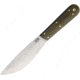 Bark River Hudson Bay Trade Green Canvas Fixed Blade Knife, 9.5in, 5.25in, A2 Tool Steel, Standard Edge, Satin, Green, Canvas Micarta Handle BA09112MGC