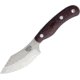 Bark River JX6 Companion Elmax Fixed Blade Knife, 7.25in Overall, 3.25in Satin Elmax Steel Blade, Burgundy Canvas Micarta Handle, 10142MBU