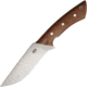 Bark River Los Lobos Fixed Blade Knife, Los Lobos, 12in Overall, 6.25in Satin A2 Tool Steel Blade, Brown Canvas Micarta Handle, Brown Leather Belt Sheath, Designed By Shane Wink, 10-117MNC