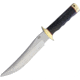 Bark River MacV SOG Recondo CPM154 Fixed Blade Knife, 12.13in Overall, 7in Satin Cpm-154 SS Blade, Black Canvas Micarta Handle, Brass Guard And Pommel, Black Leather Belt Sheath, 10-156MBC