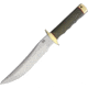 Bark River MacV SOG Recondo CPM154 Fixed Blade Knife, 12.13in Overall, 7in Satin Cpm-154 SS Blade, Green Linen Micarta Handle, Brass Guard And Pommel, Black Leather Belt Sheath, 10-156M-GC