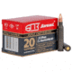 BarnauL .223 Remington 55 grain Full Metal Jacket Boat-Tail Steel Cased Centerfire Rifle Ammo, 20 Rounds, 223REMFMJ55