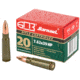 BarnauL 7.62x39mm 123 grain Hollow Point Steel Cased Centerfire Rifle Ammo, 20 Rounds, BRN762x39HP123