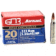 BarnauL Polycoated Steel Case Rifle Ammo .223 Rem 55gr HP 3271 fps 500/ct Case, BRN 223REM HPBT55