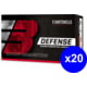 Barnes Defense Buckshot 12 Gauge 4 Buck 21 Pellets 2.75in Shotgun Ammo, 100 Rounds