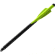 Barnett Demun Hyperbolts 2-Fletch - Pack of 12, Black, BAR50037