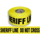 Barricade Tape YLW Sheriff