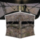 Barronett Blinds Grandview, See-Through Hunting Blind, View-Through Fabric, Silent Shooting Windows, Bloodtrail Backwoods, 82in x 105iin x 103in, Bloodtrail Backwoods, 4-Person, GV450BW