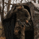 Barronett Blinds Grandview, See-Through Hunting Blind, View-Through Fabric, Silent Shooting Windows, Bloodtrail Backwoods, 82in x 105iin x 103in, Bloodtrail Backwoods, 4-Person, GV450BW