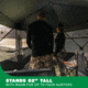 Barronett Blinds Grandview, See-Through Hunting Blind, View-Through Fabric, Silent Shooting Windows, Bloodtrail Backwoods, 82in x 105iin x 103in, Bloodtrail Backwoods, 4-Person, GV450BW