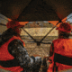 Barronett Blinds Insight, See-Through Hunting Blind, View-Through Fabric, Silent Shooting Windows, Bloodtrail Backwoods, 68in x 71in x 71in, Bloodtrail Backwoods, 2-Person, NS200BW