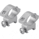 Barska 1 inch Medium Weaver-Style Rings, Silver AI13298