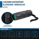 Barska 10x25mm BK-7 Roof Waterproof Blackhawk Monocular, Black, Small, AA12131