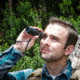 Barska 10x25mm BK-7 Roof Waterproof Blackhawk Monocular, Black, Small, AA12131