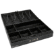 Barska 12in. Cash Box, 6 Compartment Tray, Money Clip, Open CB11794