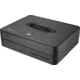 Barska 12 inch Standard Fold Out Cash Box with Key Lock, Black, Small CB13052