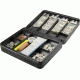 Barska 12 inch Standard Fold Out Cash Box with Key Lock, Black, Small CB13052
