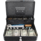 Barska 12 inch Standard Register Style Cash Box with Key Lock, Black, Small CB13054