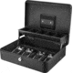 Barska 12 inch Standard Register Style Cash Box with Key Lock, Black, Small CB13054