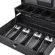 Barska 12 inch Standard Register Style Cash Box with Key Lock, Black, Small CB13054