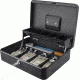 Barska 12 inch Standard Register Style Cash Box with Key Lock, Black, Small CB13054
