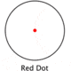 Barska 1x20mm Red Dot Rifle Scope AC11428