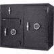 Barska 2.58/4.68 Cu Ft Rotary Two Keypad Depository Security Safe, Black, Large, AX13522