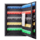 Barska 200 Position Key Cabinet with Combo Lock, Black, Medium, CB13266