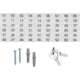 Barska 27 Key Lock Box, Green Tags, Gray, Small, CB13756