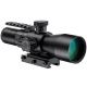 Barska 3-9x42 IR Contour Rifle Scope w/ Accessory Rail Mount, 1/4 MOA