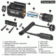 Barska 4x30 IR Electro Sight with Green Laser &amp; LED Flashlight Combo Pack, GLX Green Laser, 210 Lumen, Light DA12190