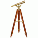 Barska 15-45x50 AnchorMaster Handcrafted Brass Scope w/ Mahogany Floor Tripod AA10616