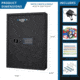 Barska 100 Capacity Fixed Position Key Cabinet