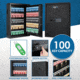 Barska 100 Capacity Fixed Position Key Cabinet