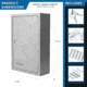 Barska 40 Capacity Fixed Position Key Cabinet