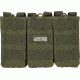 Loaded Gear CX-200 Triple Magazine Pouch,9.5 x1x8.5in,OD Green BI12276